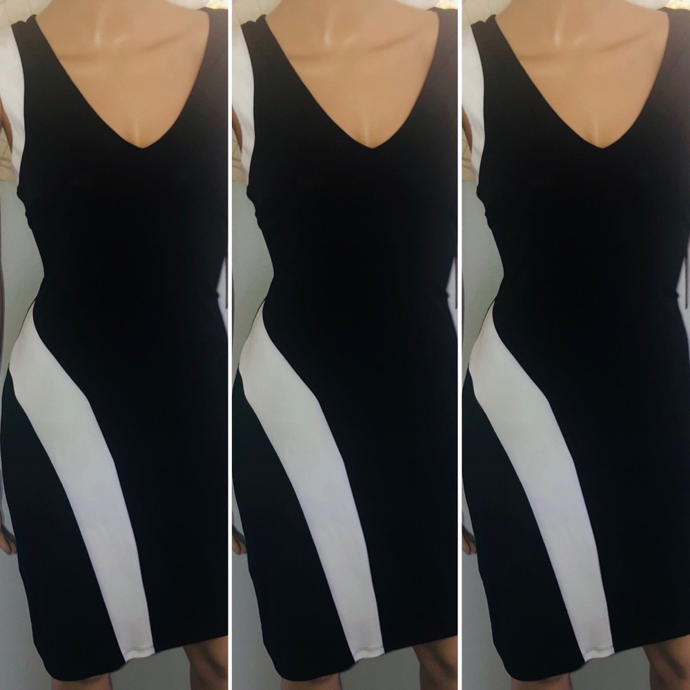 Andrew Marc Color Block Dress - Picture 6 of 6